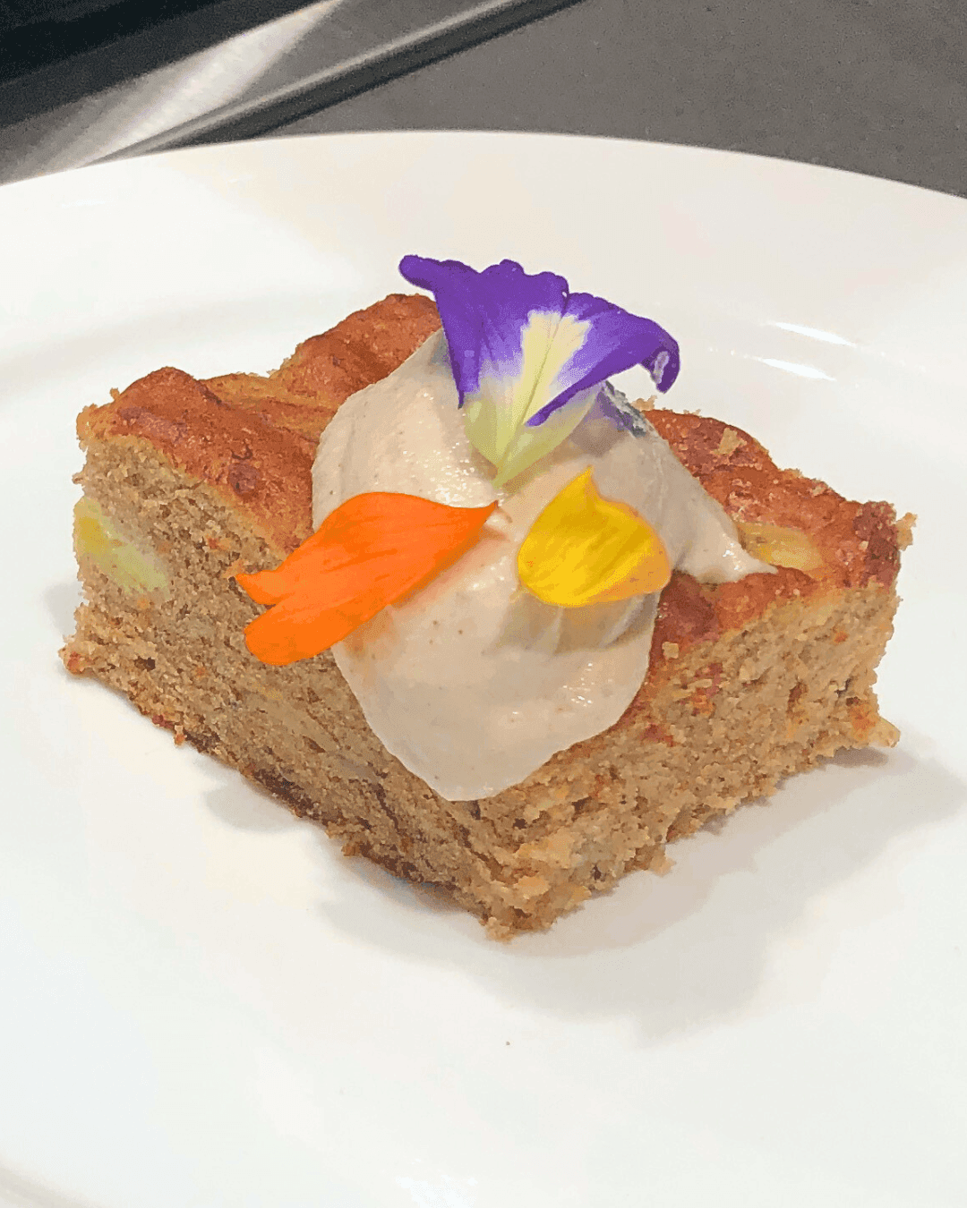 Spiced Bulkan Banana Cake with Kalingag Cashew Mousse