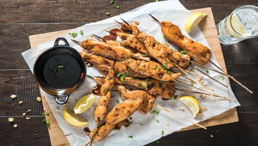 Honey/Soy Chicken Skewers