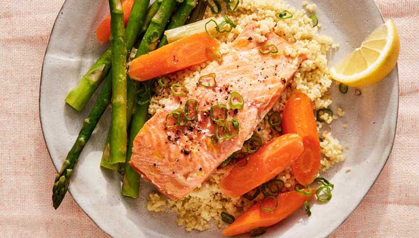 Steamed Norwegian Salmon